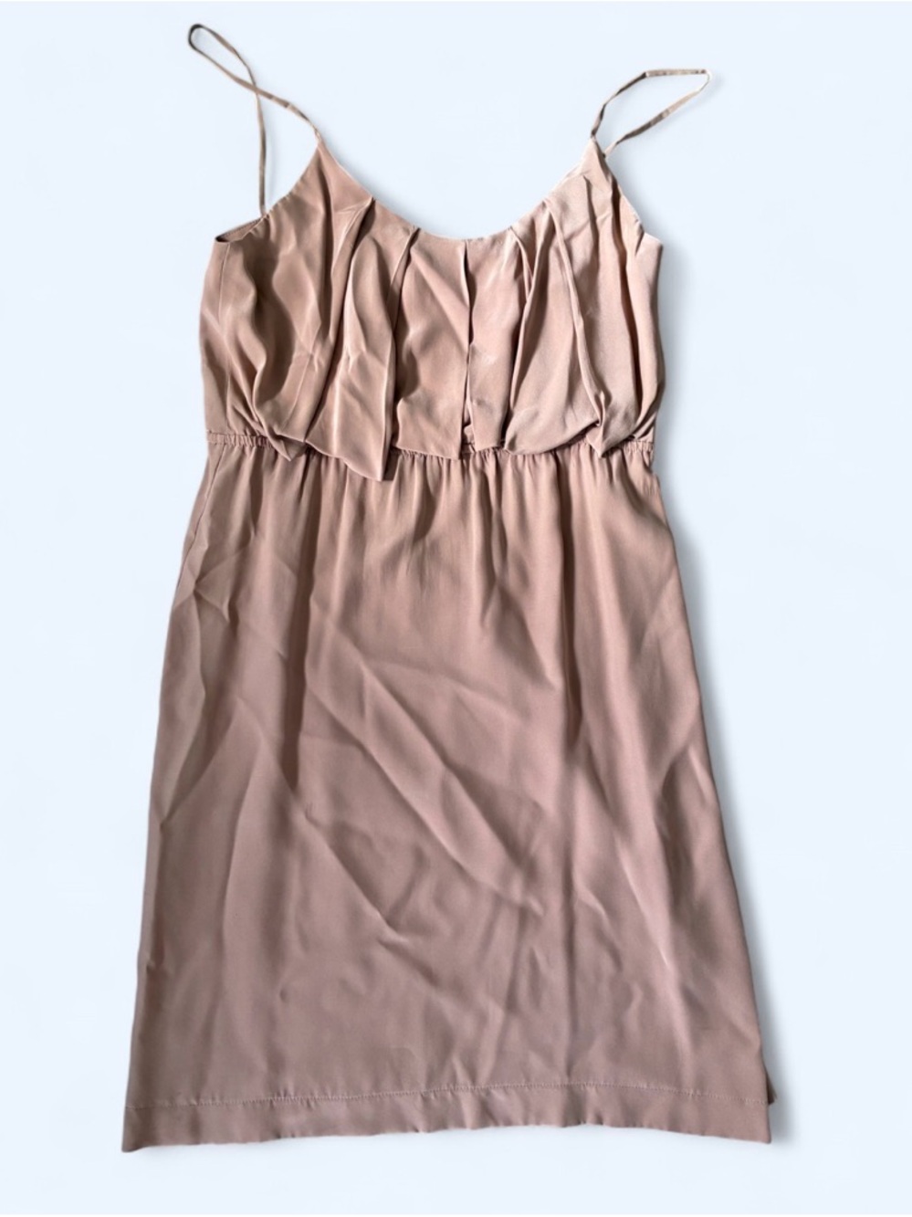 X Sublet Remnant Silk dress 100% silk Made in NYC wedding classy coquette